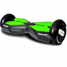 HoverBoard electric Kawasaki KX-PRO6.5A viteza 25 km roti 6.5 inch 500W Black Green foto