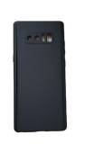 Set husa protectie formata din 3 piese fata spate si folie silicon compatibila cu Samsung Galaxy Note 8 Negru