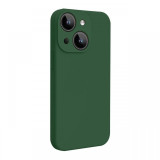 Lemontti Husa Liquid Silicon MagCharge iPhone 15 Plus Verde (protectie 360&deg;, material fin, captusit cu microfibra)
