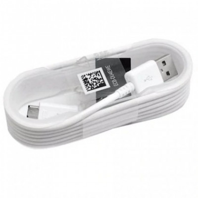 Cablu De Date Samsung ECB-DU4EWE , USB la MicroUSB 1,5m alb Original foto