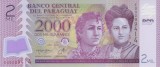 Bancnota Paraguay 2.000 Guaranies 2023 - P228 UNC ( polimer )