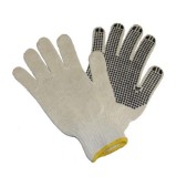 Set 2 Manusi de Lucru JBM, Palma Intarita, Bumbac, Antialunecare, Antiintepatura, Protectie Minora, Albe