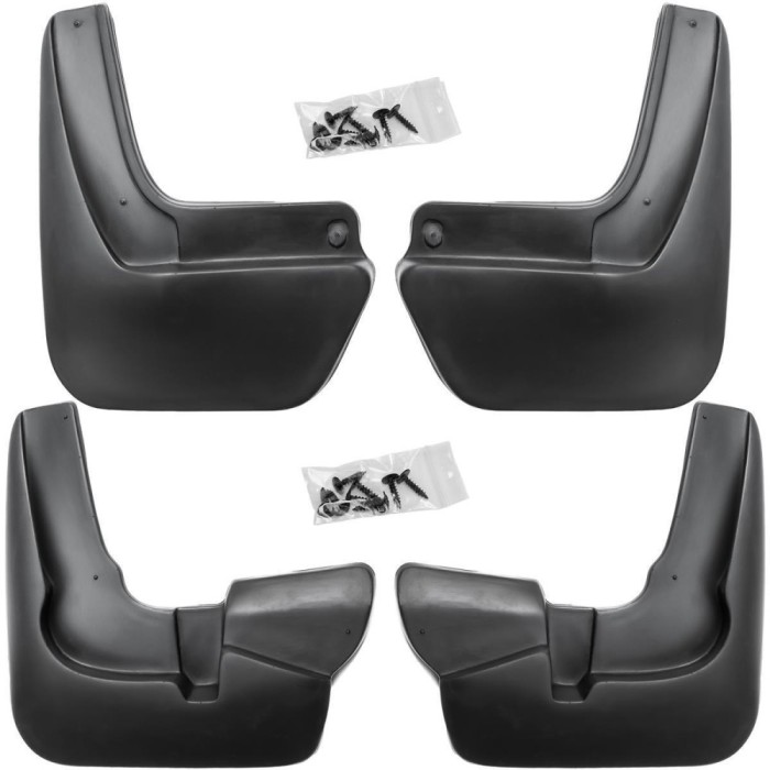 Set de 4 aparatori de noroi fata si spate pentru Dacia Sandero Stepway din 2009-2012