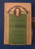 Pagini nemuritoare ale lui J. J. Rousseau