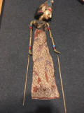 Marioneta veche de lemn, zeita, Indonezia Java, 70 cm