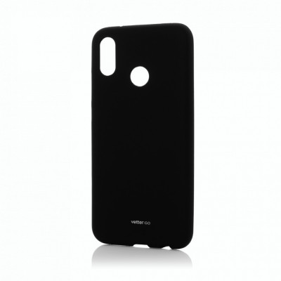 Husa Vetter GO pentru Huawei P20 Lite, Soft Touch, Negru foto