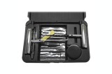 Kit pentru reparatii anvelope JBM 10780, set complet pana, cutie depozitare si transport