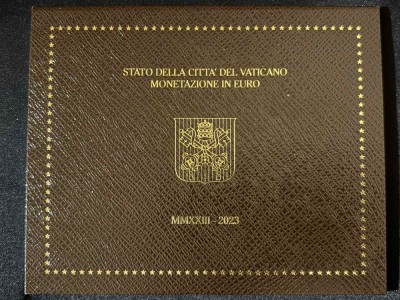 Vatican 2023 - set complet de la 1 cent la 2 euro BU foto
