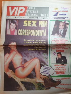 ziarul vip 8-14 decembrie 1998-art c.dion,h.brenciu,f.piersic,cristi minculescu foto