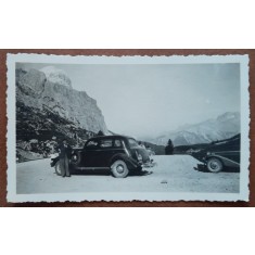 Fotografie, tatal lui Geo Litarczek, parintele radiologiei romanesti, la Falzarego, cotas 2117, 1935