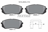 Set placute frana TEXTAR 2520501