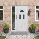 Cumpara ieftin Jardiniera 2 pcs Negru 30 x 30 x 30 cm Otel