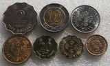 P1. Hong Kong lot 5 cents 1967 + 20 1991 1993 + 50 1973 1990 + 2 $ dollars 1993 + 10 $ 1994 bimetal unele UNC **