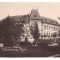 5197 - TARGU-JIU, High School, statue - old postcard, real PHOTO - unused
