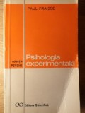 Psihologia Experimentala, Paul Fraisse, Editura Stiintifica 1970, Colectia Psyche, Psihologie, Carte, Romana, Paperback