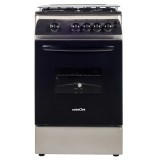 Aragaz NobelTek NLT 5603IX/G1, Gaz, Grill, Rotisor, Aprindere electrica, Iluminare cuptor, 50 x 60 cm, Silver