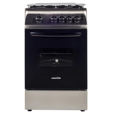 Aragaz NobelTek NLT 5603IX/G1, Gaz, Grill, Rotisor, Aprindere electrica, Iluminare cuptor, 50 x 60 cm, Silver