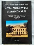 Acta moldaviae meridionalis, XXVIII-XXIX, vol II, 2007-2008