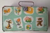 Gentuță de grădiniță din tablă litografiată vintage Made in Romania Lugoj 1970
