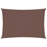 Cumpara ieftin Parasolar, maro, 2,5x4,5 m, tesatura oxford, dreptunghiular