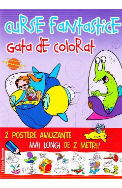 Curse fantastice gata de colorat - OZN-uri