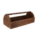 Cutie depozitare lemn maro 62 x 27 x 23 cm