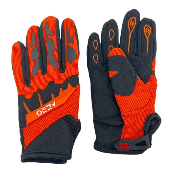 Manusi cross/atv copii Aero portocaliu marime XS