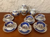 SET DE CAFEA DE 15 PIESE DIN PORTELAN FIN- MARCAJ OSCAR SCHLEGELMILCH