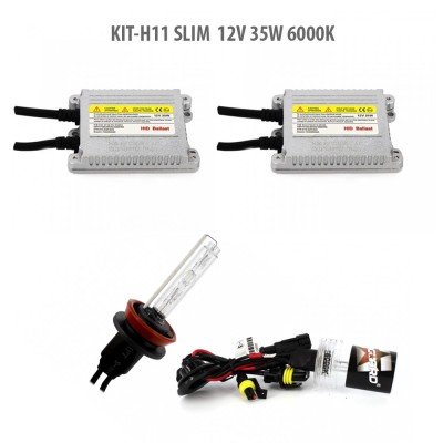 H11 SLIM 12V 35W 6000K foto