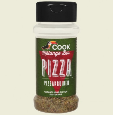 Mix de condimente pentru pizza bio 13g Cook foto
