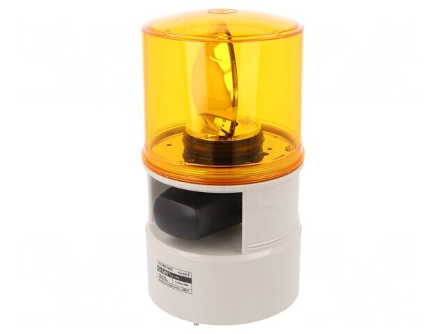 Sirenă și Lumină Rotativă 24VDC S125D-WS-24-A