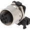 Soclu M12 PIN 5 mamă DeviceNet CANopen THT IP67 60V