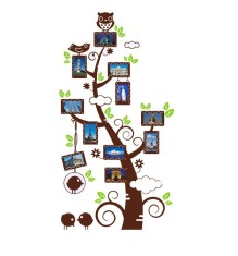 Sticker decorativ, pom cu 11 rame foto 110 cm, 1428ST foto