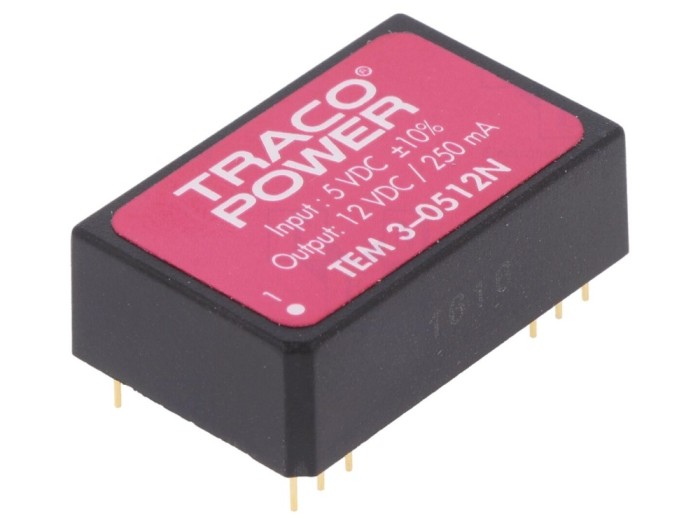 Convertor DC/DC 3W 5V la 12V