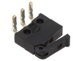Micro&icirc;ntrerupător SNAP ACTION 0,5A/30VDC SPDT ON-OFF Poz: 2