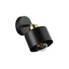 Aplica LED Elza E27 35W, Reglabila, Negru Auriu, MasterLED - Aplica Interior Moderna, Design Elegant, Otel, Iluminare Puternica