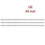 Set barete led LG 43 inch 43UF6407 UF64_UHD 3 barete x 8 leduri, Oem