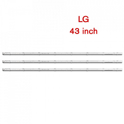 Set barete led LG 43 inch 43UF6407 UF64_UHD 3 barete x 8 leduri foto