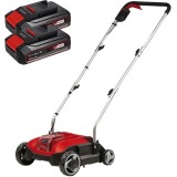 Einhell GC-SC 18/28 Li PXC + Twinpack CB - Scarificator 28 cm + Set 2 acumulatori Li-Ion 18 V 2.5 Ah