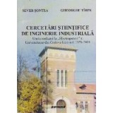 Cercetari Stiintifice de Inginerie Industriala