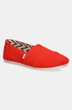 Toms espadrile HERITAGE CANVAS culoarea rosu, 10021933