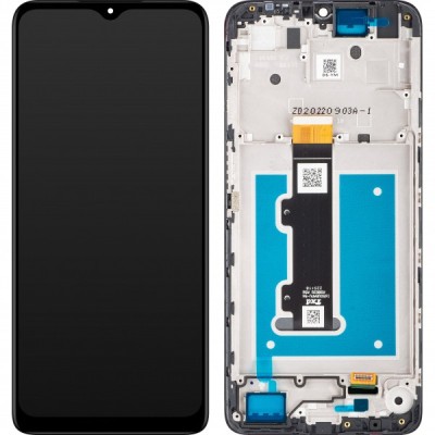 Display cu Touchscreen Motorola Moto E22i / E22, cu Rama, Negru, Service Pack 5D68C21594 foto