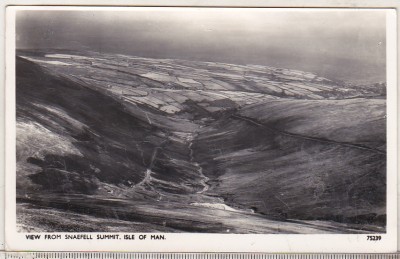 bnk cp Insula Man - Douglas - View From Snaefell Summit - circulata foto