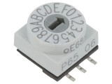 &Icirc;ntrerupător Codificare HEX/BCD 16 Poz SMD 80m&Omega;