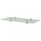 Gossi rafturi suspendate, 2 buc., 60 x 10 cm, sticla, 8 mm