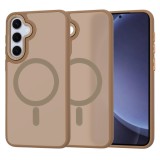 Husa pentru samsung galaxy s25 plus - halofrost, magsafe, sandstone brown