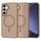Husa pentru samsung galaxy s25 plus - halofrost, magsafe, sandstone brown