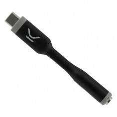 Adaptor Audio Jack KSIX USB-C Negru foto