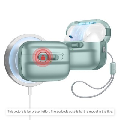 Husa pentru Apple AirPods 4 - ESR Pulse Magnetic HaloLock - Green foto