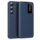 Husa tip carte Samsung Galaxy S24 Plus SmartView Series, albastru